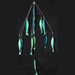 9er's Umbrella Rig 6-Way 6" Shad